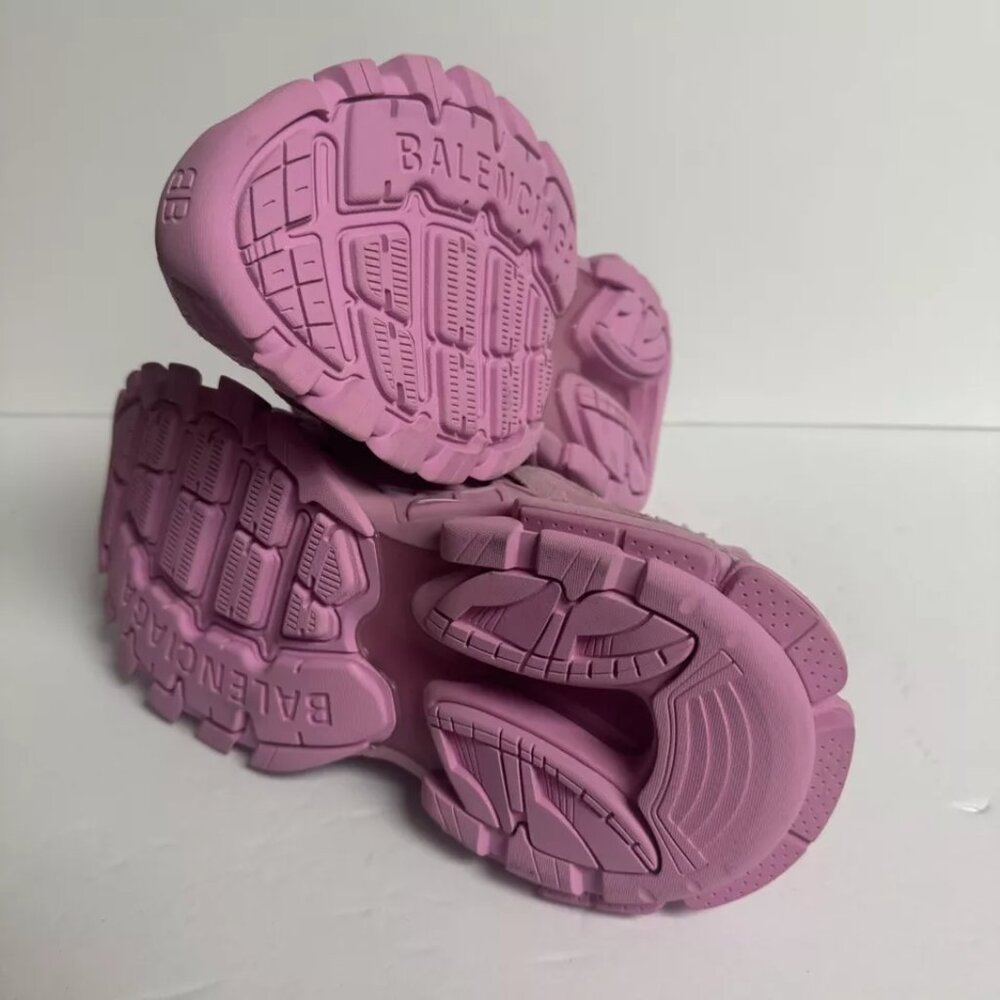 Balenciaga Womens Track 2 Open Sneaker Pink Size EU37 US7 - Picture 5 of 6